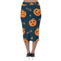 Halloween Velvet Midi Pencil Skirt View2