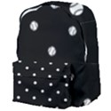 Black And White Baseball Motif Pattern Giant Full Print Backpack View4