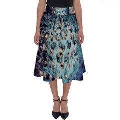 Someone To Watch Over Me - By Larenard Perfect Length Midi Skirt by LaRenard