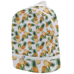 Tropical Pineapples Zip Bottom Backpack by goljakoff