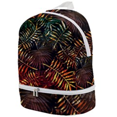 Tropical Leaves Zip Bottom Backpack by goljakoff