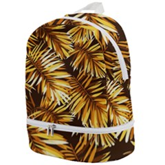 Golden Leaves Zip Bottom Backpack by goljakoff