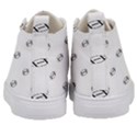 American Football Ball Motif Print Pattern Kids  Mid-Top Canvas Sneakers View4