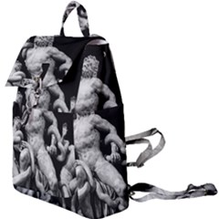 Laocoon Sculpture Over Black Buckle Everyday Backpack by dflcprintsclothing