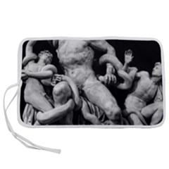 Laocoon Sculpture Over Black Pen Storage Case (m) by dflcprintsclothing