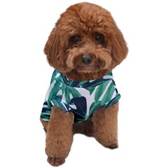 Green Monstera Leaf Dog T-shirt by goljakoff