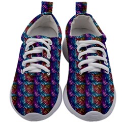 Abstract Illusion Kids Athletic Shoes by Sparkle