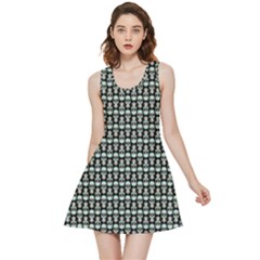 Skull Pattern Inside Out Reversible Sleeveless Dress by Sparkle