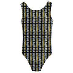 Digital Illusion Kids  Cut-out Back One Piece Swimsuit by Sparkle