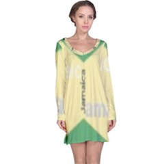 Jamaica, Jamaica  Long Sleeve Nightdress by Janetaudreywilson