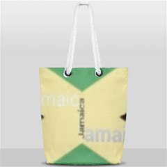 Jamaica, Jamaica  Full Print Rope Handle Tote (small) by Janetaudreywilson