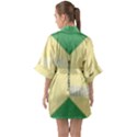 Jamaica, Jamaica  Half Sleeve Satin Kimono  View2