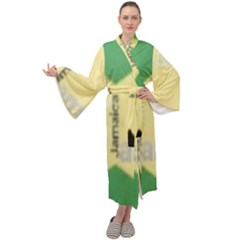 Jamaica, Jamaica  Maxi Velour Kimono by Janetaudreywilson