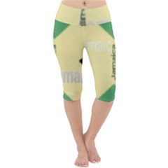 Jamaica, Jamaica  Lightweight Velour Cropped Yoga Leggings by Janetaudreywilson