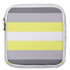 Deminonbinary Pride Flag Lgbtq Mini Square Pouch by lgbtnation