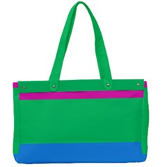 Polysexual Pride Flag Lgbtq Canvas Work Bag by lgbtnation