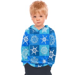 Snowflakes Kids  Overhead Hoodie by Sobalvarro