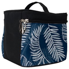 Blue Leaves Make Up Travel Bag (big) by goljakoff