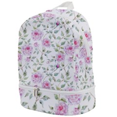 Rose Flowers Zip Bottom Backpack by goljakoff