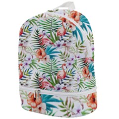 Tropical Flamingo Zip Bottom Backpack by goljakoff