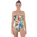 Jungle Tie Back One Piece Swimsuit View1