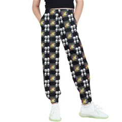 Shiny Skull Kids  Elastic Waist Pants by Sparkle