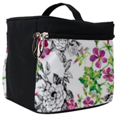 Flowers Make Up Travel Bag (big) by goljakoff