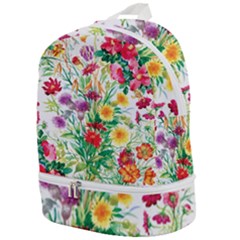 Summer Flowers Zip Bottom Backpack by goljakoff