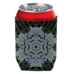 Calm In The Flower Forest Of Tranquility Ornate Mandala Can Holder by pepitasart