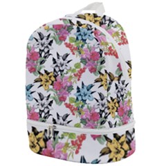 Summer Flowers Zip Bottom Backpack by goljakoff