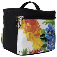 Flowers Make Up Travel Bag (big) by goljakoff