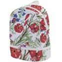 Summer flowers Zip Bottom Backpack View1