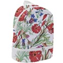 Summer flowers Zip Bottom Backpack View2