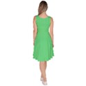 Algae Green & Black -  Knee Length Skater Dress With Pockets View4