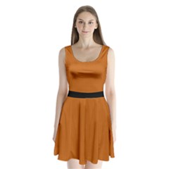 Alloy Orange & Black - Split Back Mini Dress  by FashionLane