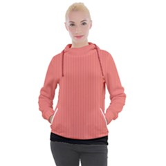 Tea Rose Red & Black - Women s Hooded Pullover by FashionLane