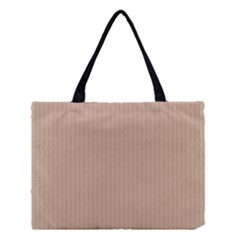 Toasted Almond & Black - Medium Tote Bag by FashionLane