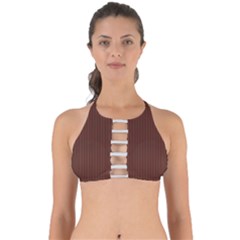 Emperador Brown & White - Perfectly Cut Out Bikini Top by FashionLane