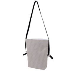 Abalone Grey & Black - Folding Shoulder Bag by FashionLane