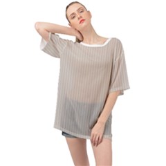 Abalone Grey & Black - Oversized Chiffon Top by FashionLane