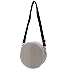 Abalone Grey & Black - Crossbody Circle Bag by FashionLane