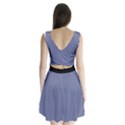 Lavender Violet & Black - Split Back Mini Dress  View2