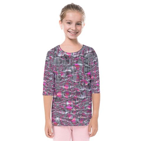 Robot Tastebuds Kids  Quarter Sleeve Raglan Tee by MRNStudios