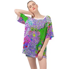 Shapechanger Oversized Chiffon Top by chellerayartisans