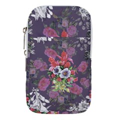 Purple Flowers Waist Pouch (small) by goljakoff