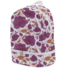 Rose Flowers Zip Bottom Backpack by goljakoff