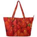 Colorful Strawberries At Market Display 1 Full Print Shoulder Bag View1