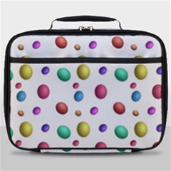 Egg Easter Texture Colorful Full Print Lunch Bag by HermanTelo