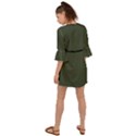 Kombu Green - Criss Cross Mini Dress View2