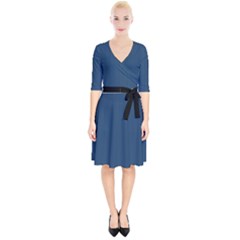 Aegean Blue - Wrap Up Cocktail Dress by FashionLane